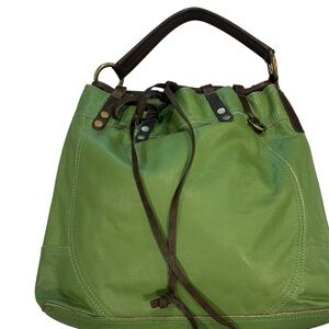 Lucky Brand Green Leather Women's Bag